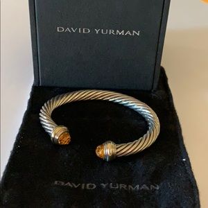 David Yurman 7mm citrine rope bracelet